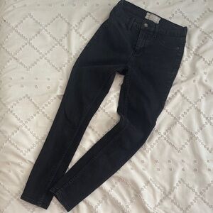 Free People Classic Black Skinny Jeans